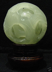 Picture of REAL JADE 3 LAYER PUZZLE BALL (HJ093B)
