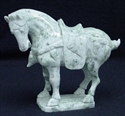Picture of REAL JADE SADDLED TANG HORSE (LH6)