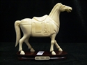 Picture of Hand Carved Bone Saddled Tang Horse (2106)