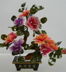 Picture of REAL JADE MIXED BONSAI FLOWER (201-8B)