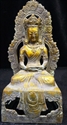 Picture of Antique Brass Sitting Kwanyin (BR06)
