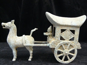 Picture of Antique Brass Carriage (BR07)