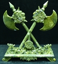 Picture of PAIR OF JADE DRAGON AX (LH41)
