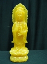 Picture of YELLOW JADE STANDING KWANYIN (A91)