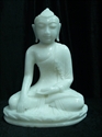 Picture of White Jade Sitting Tibet Buddha (WJ54)