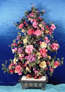 Picture of HUGE 72" JADE FLOWERS TREE (201-88)