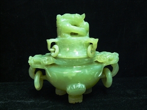Picture of High Quality Jade Incense Burner / Urn (LS19)
