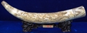 Picture of 28" Antique Bone Tusk - 8 Horses (F28-8h)