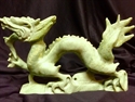 Picture of 12" Light Green Jade Dragon LH25