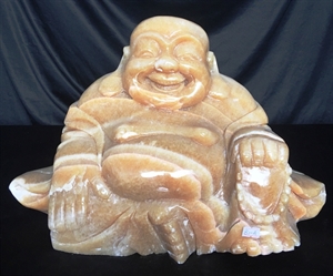 Picture of 18" Yellow Jade Sitting Buddha YJ12