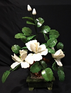 Picture of REAL WHITE JADE BONSAI FLOWER (202-3A)