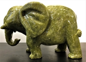 Picture of 8" Green Jade Elephant LG31